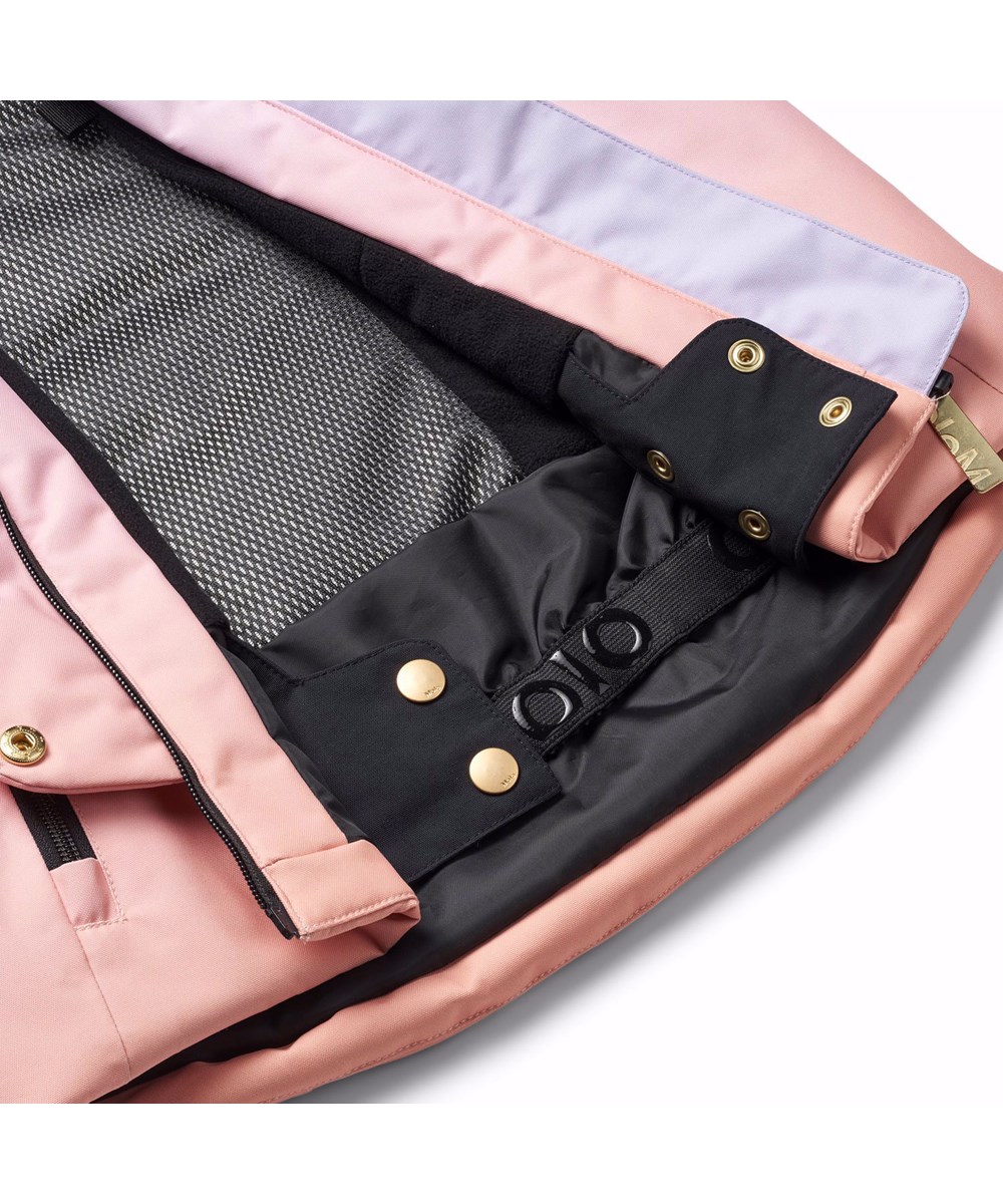 Pearson - Gradient Lilac - Wind- en waterdichte ski-jas voor kinderen van gerecycled polyester.