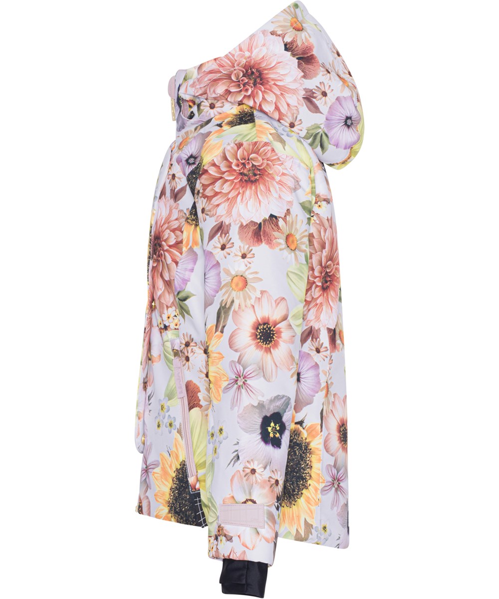 Pearson - Retro Flowers - Gerecyclede ski jas met bloemenprint