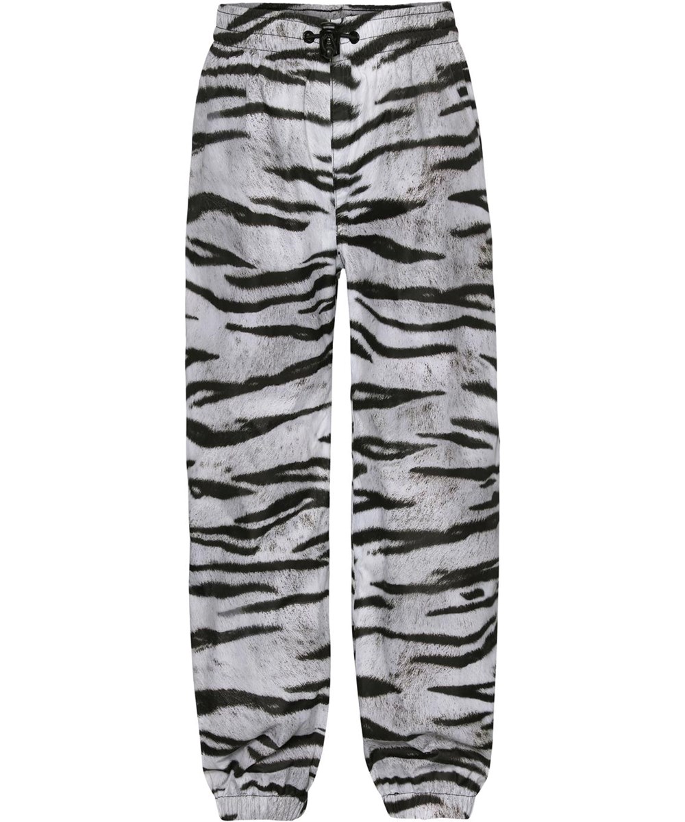 Waits - Tiger White - Regenbroek in zwarte en witte tijgerprint