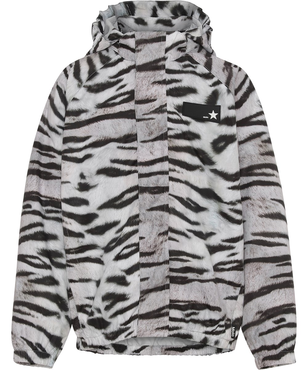 Whalley - Tiger Black - Regenkleding met witte tijgerstrepen