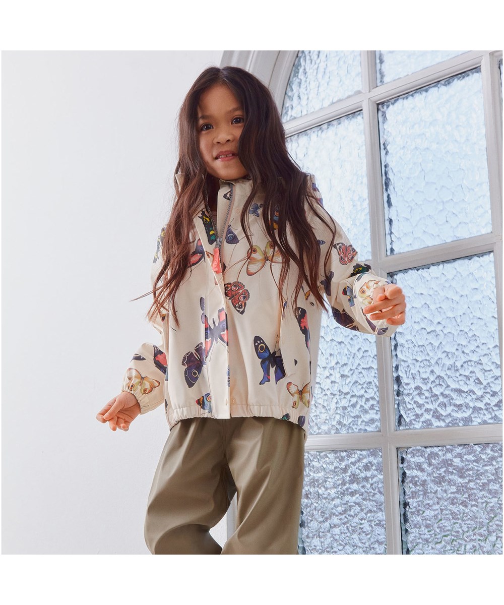 Zab - Khaki Green - Gerecyclede kaki rubberen regenbroek