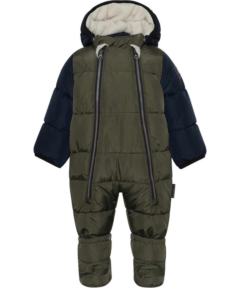 Hebe - Autumn Block - Baby skipak in groen en blauw