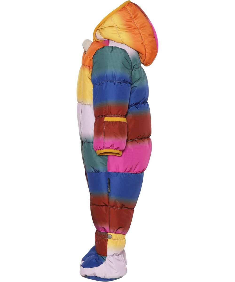 Hebe - Glowy Rainbow - Baby skipak in regenboogkleuren