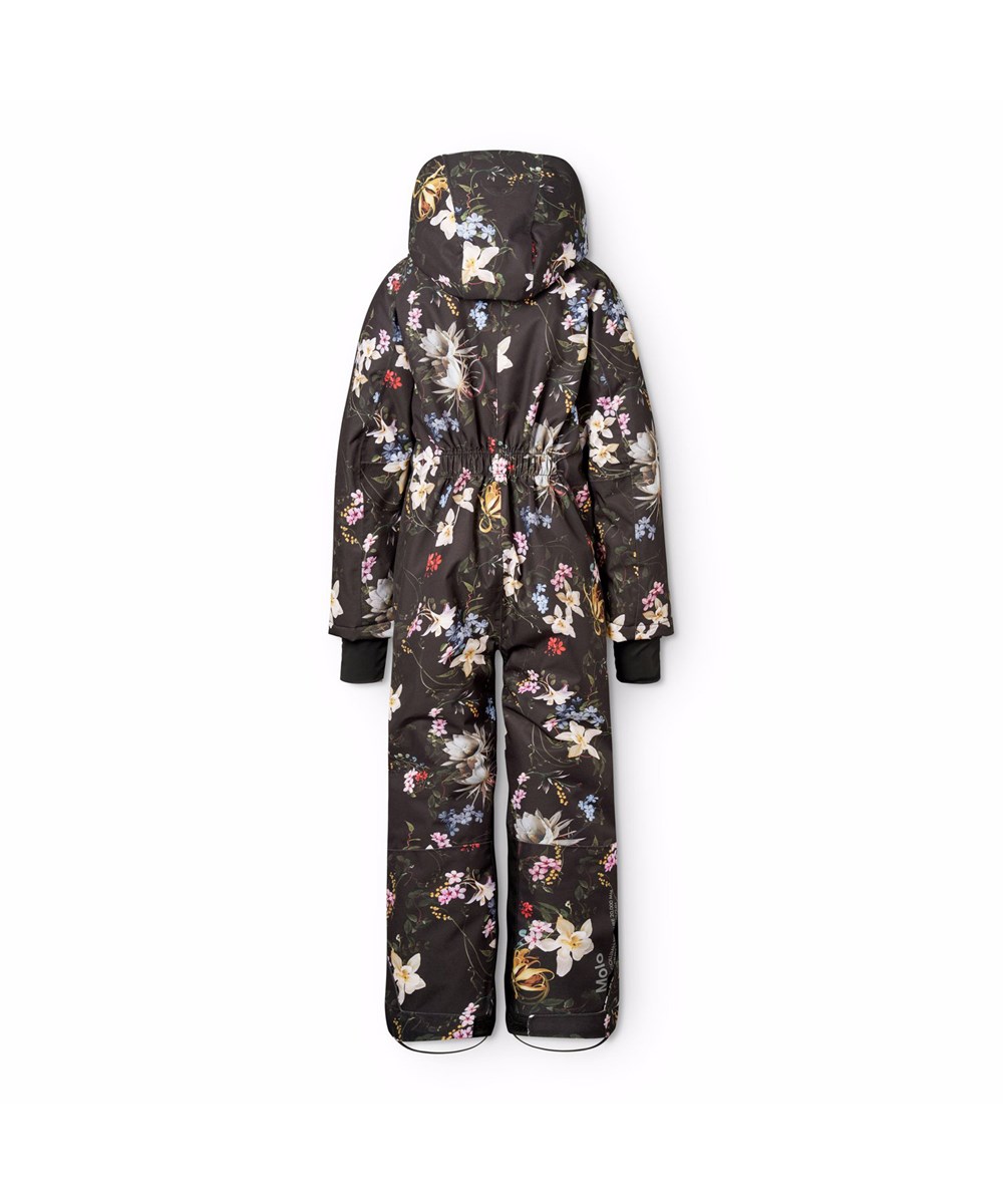 Hux - Paisley Flowers - Wind- en waterdichte skipak voor een kouden winter of skivakantie in een kleurrijke bloemenprint gemaakt van gerecycled polyester en gevoerd met 3M™ Thinsulate™.