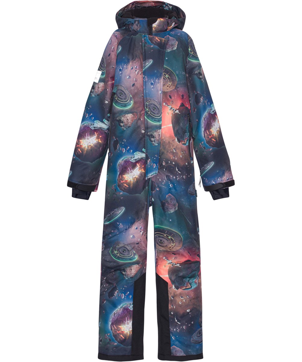 Hux - Space Journey - Gerecyclede skipak met een print van ruimteschepen en planeten