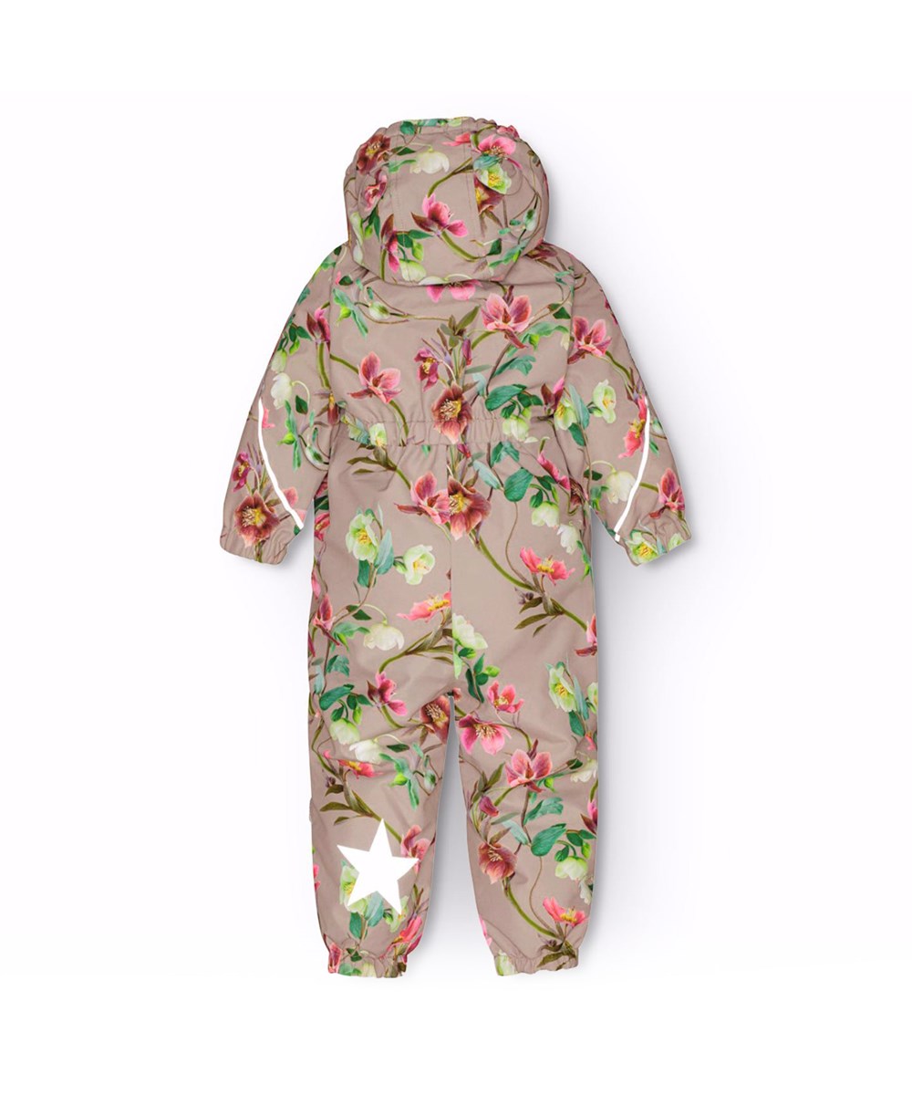 Hyde - Winter Roses - Praktische winterlaarzen voor kinderen met een stevige en antislip zwarte zool en een speelse print van ijsberen tussen ijsschotsen in tinten blauw.