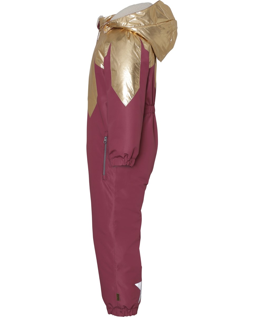 Peony - Maroon - Gerecyclede bordeaux rode skipak met goud