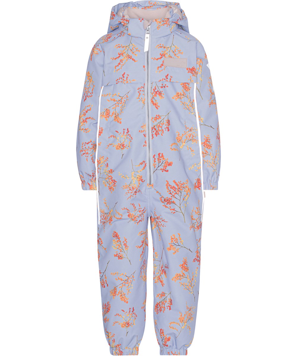 Pingo - Cosmic Mimosa - Gerecyclede lichtpaarse skipak met een print van oranje takken