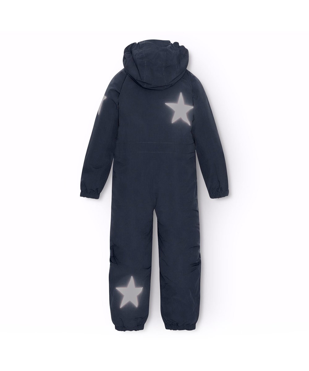 Pingo - Dark Night - Donkerblauwe kinder skipak van gerecycled polyester
