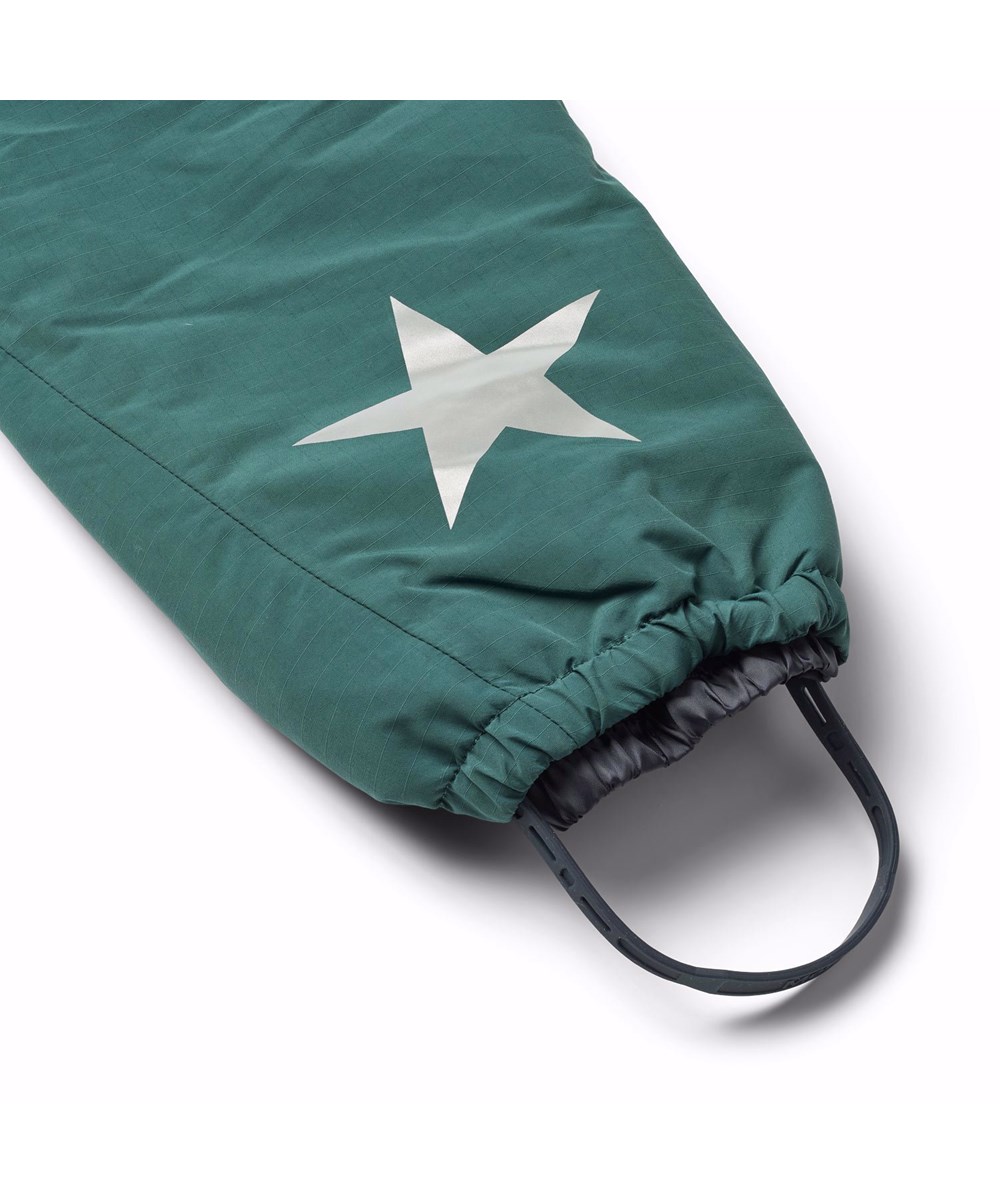 Pingo - Ponderosa Pine - Donkergroene kinder skipak van gerecycled polyester