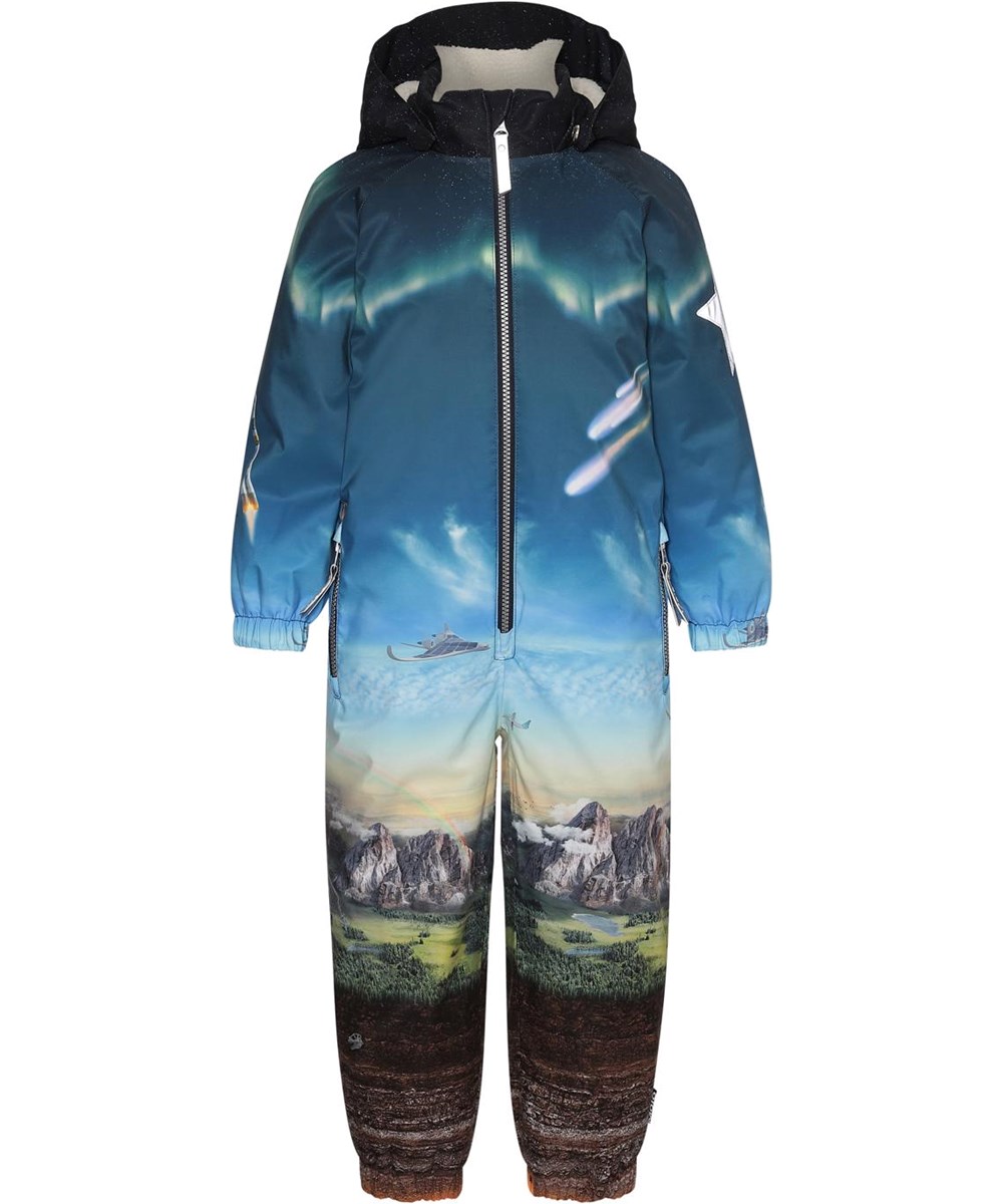 Polar - Entiery - Gerecyclede skipak met een landschap print