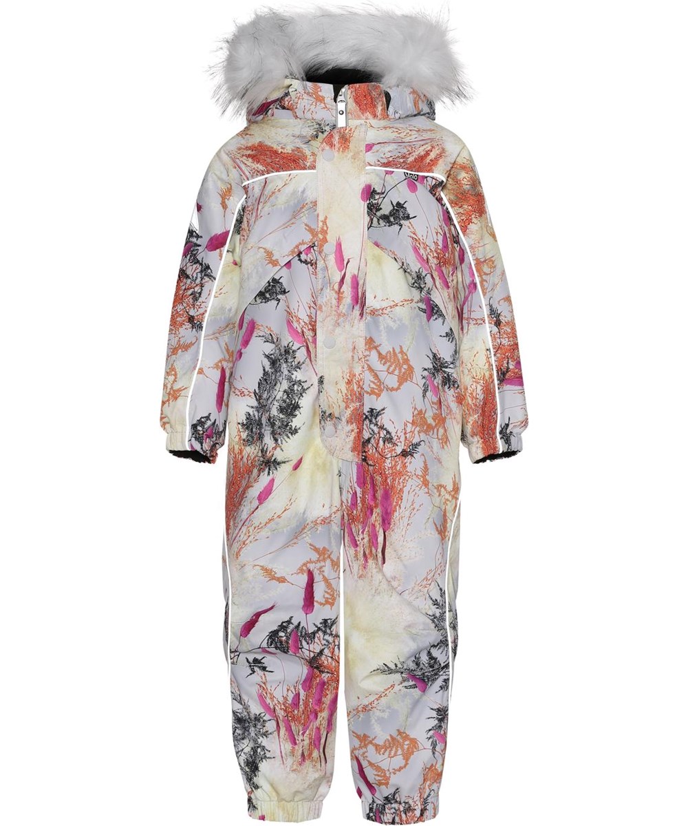 Polaris Fur - Eternal Flowers - Gerecyclede lichtblauwe skipak met print van takken