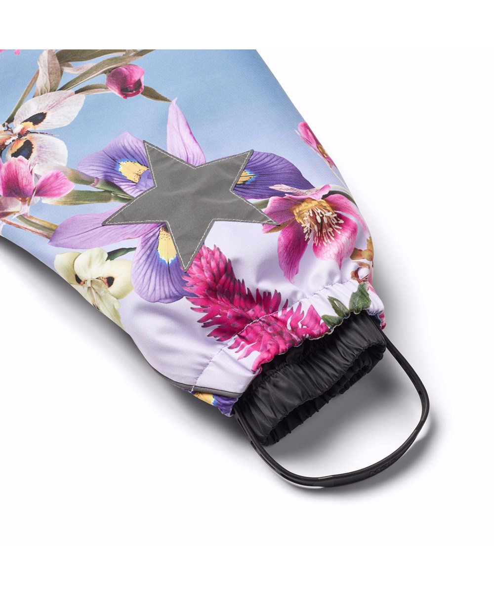 Polaris Fur - Gradient Bloom - Kinder skipak van gerecycled polyester met bloemenprint.