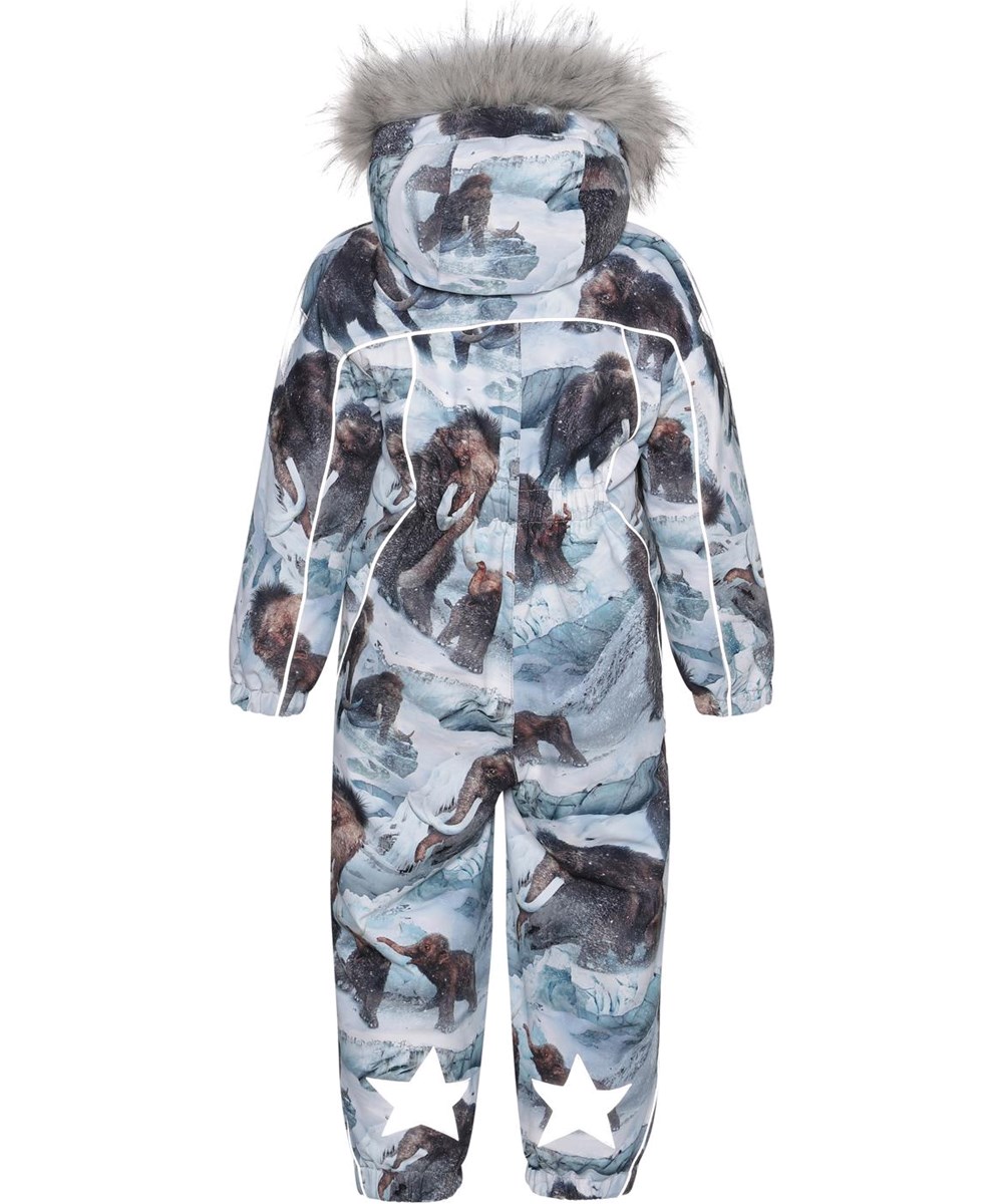 Polaris Fur - Mammoth - Gerecyclede lichtblauwe skipak met mammoet print