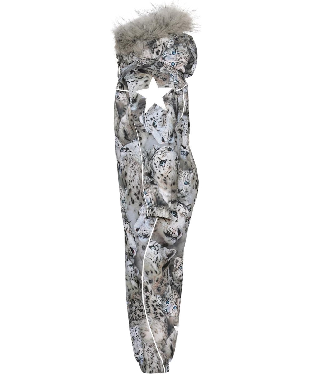 Polaris Fur - Snowy Leopards - Gerecyclede skipak met print van sneeuwluipaarden