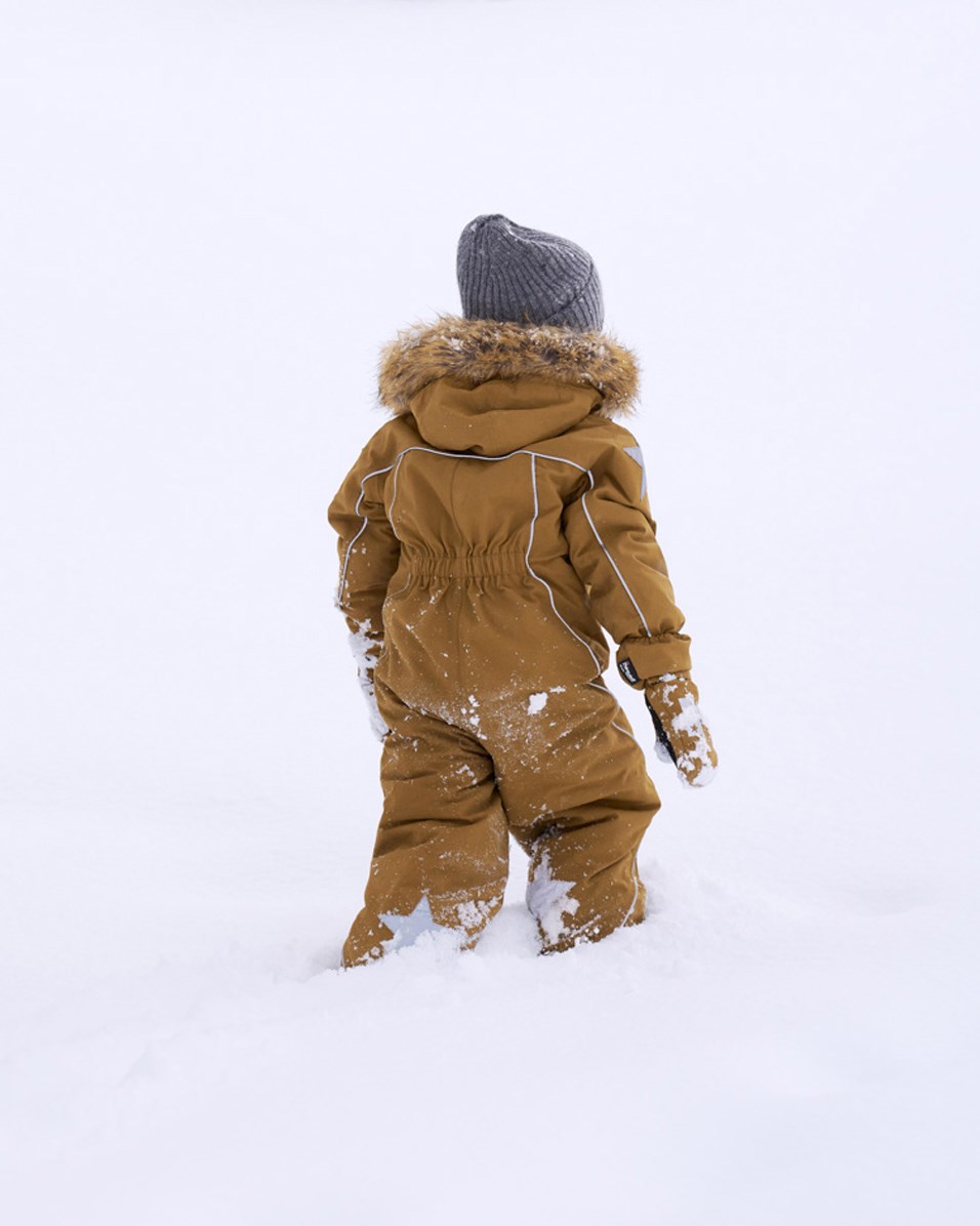 Pyxis Fur - Earthy - Gerecyclede bruine skipak met bont