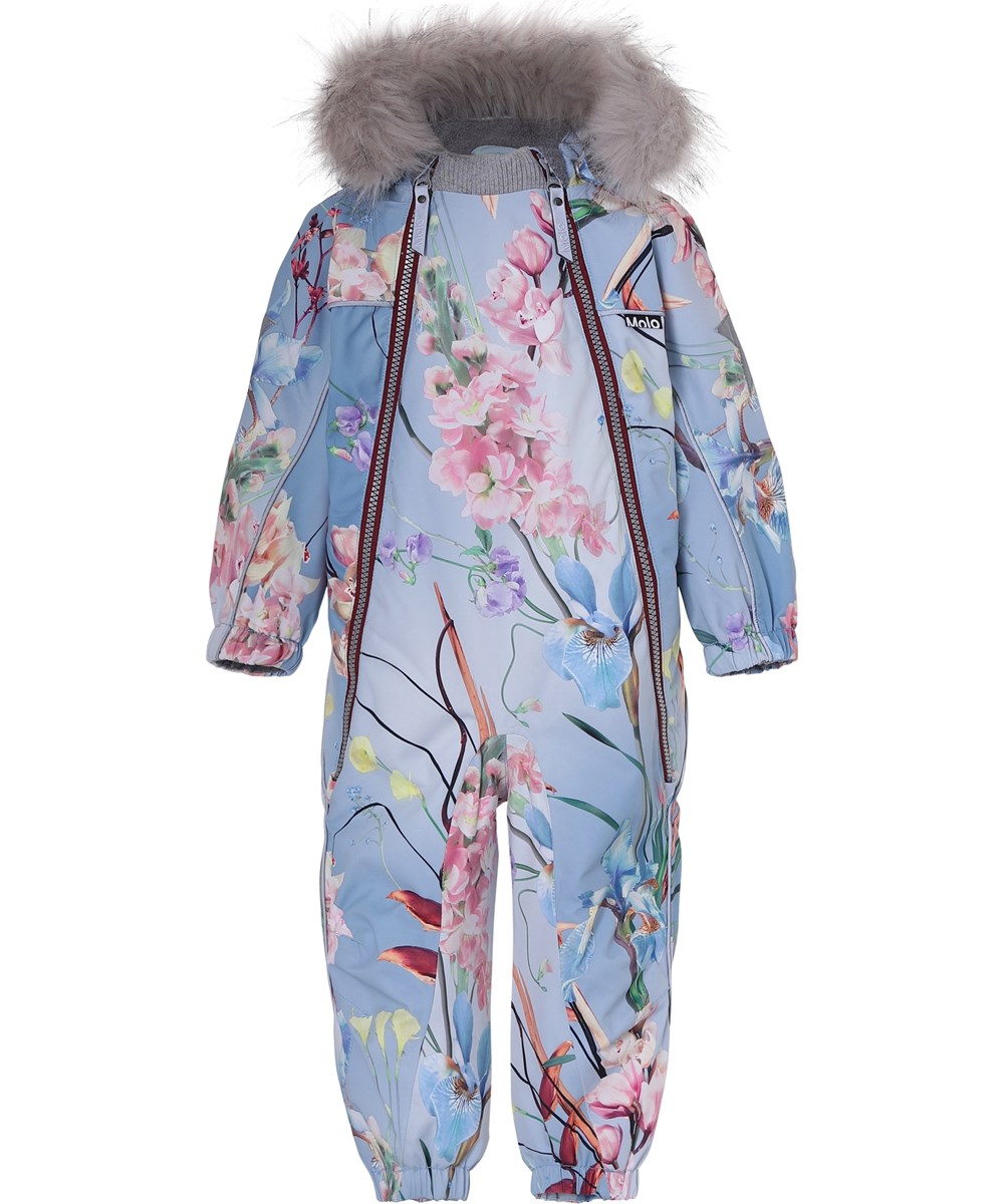 Pyxis Fur - Ikebana - Baby skipak met bloemenprint