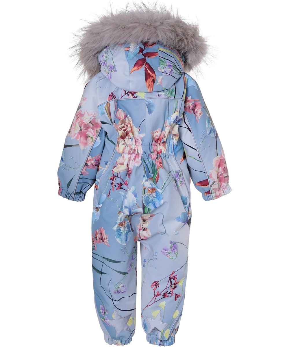 Pyxis Fur - Ikebana - Baby skipak met bloemenprint