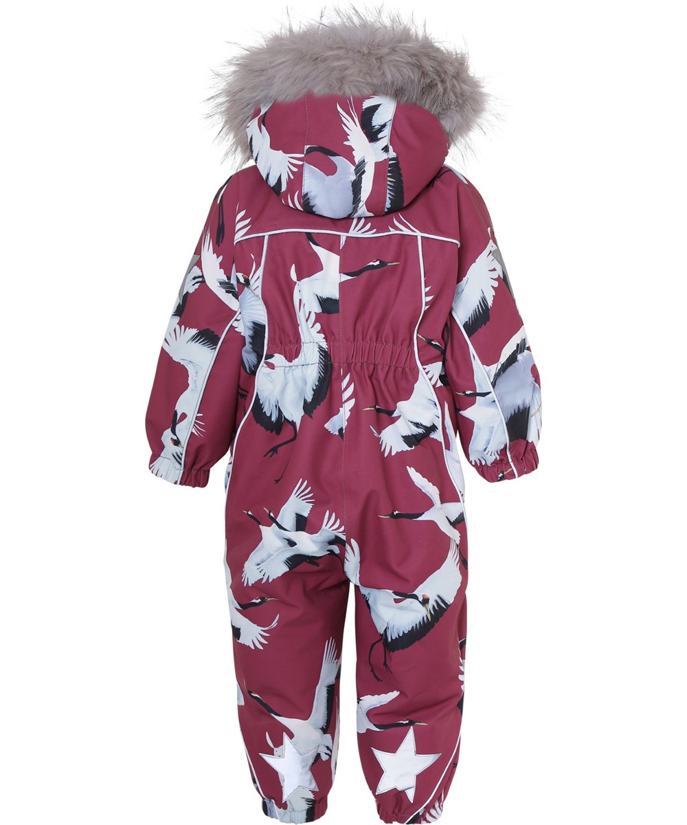 Pyxis Fur - The Dance Of Life - Baby skipak met vogelprint