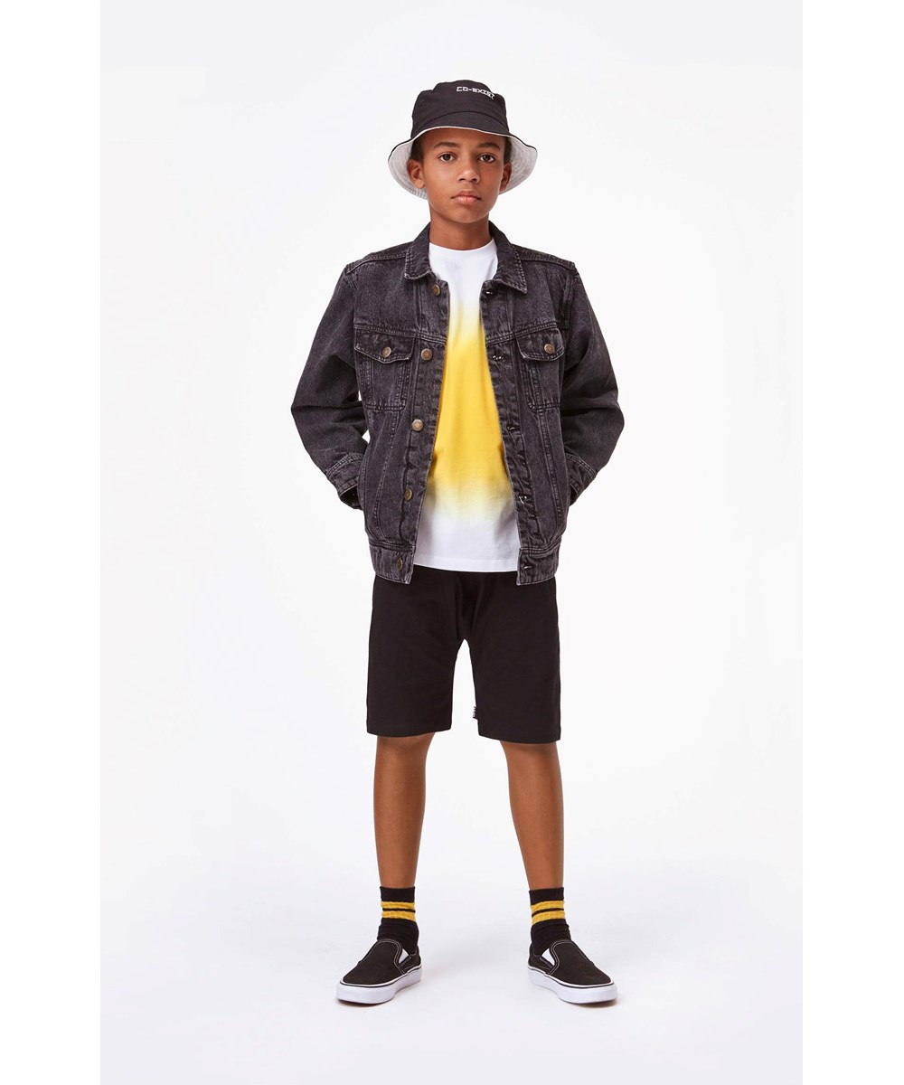 Harald - Washed Black - Dark grey denim jacket
