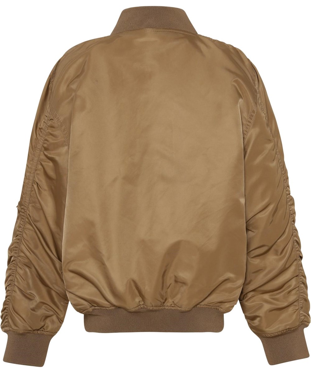 Heath - Sandstone - Brown pilot jacket with large pockets