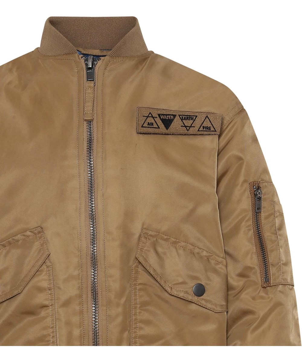 Heath - Sandstone - Brown pilot jacket with large pockets