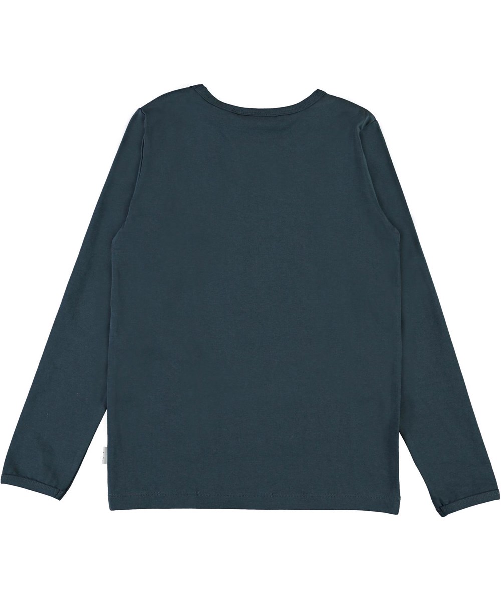 Luve - Summer Night - Blue organic smiley sleepwear