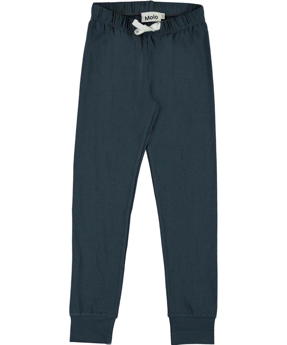 Luve - Summer Night - Blue organic smiley sleepwear