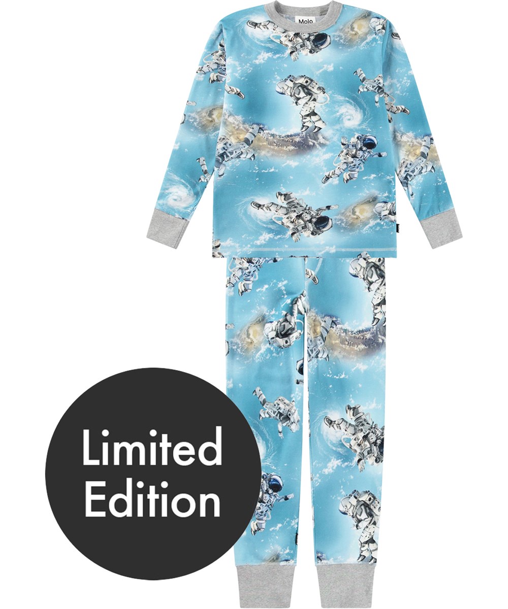 Tedo - Space Walking - Two-piece pyjama set made of soft organic cotton.