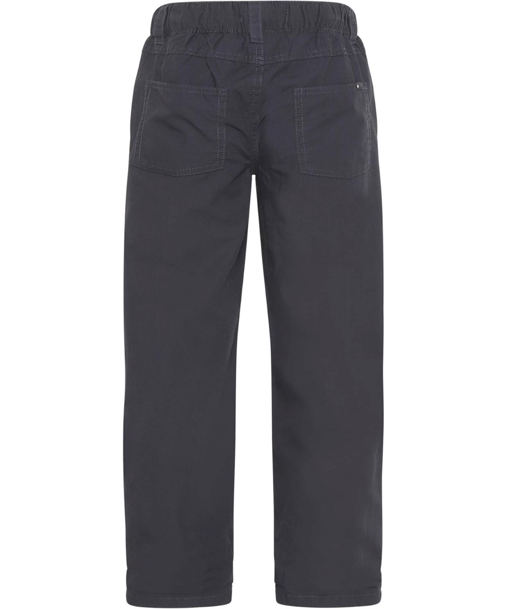 Abe - Dark Navy - Dark blue, lined trousers