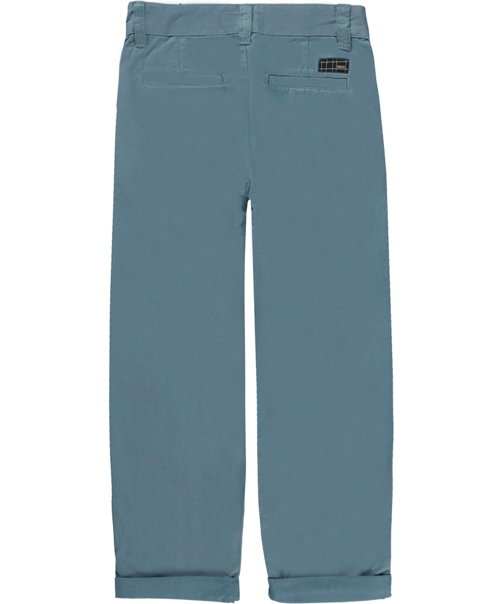Ace - Atlas Blue - Dusty blue classic chinos