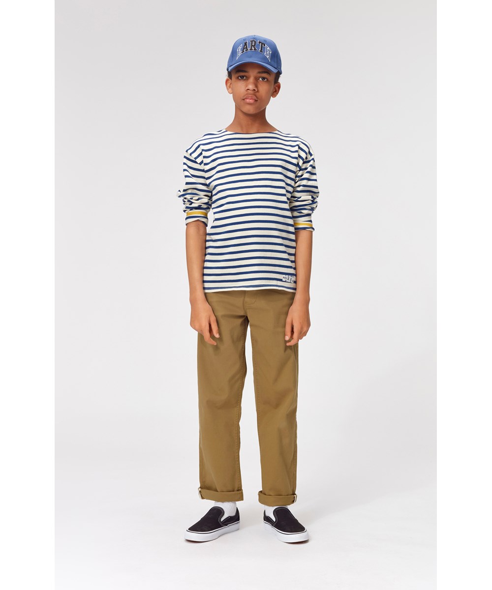 Ace - Oak - Beige stretch chinos.