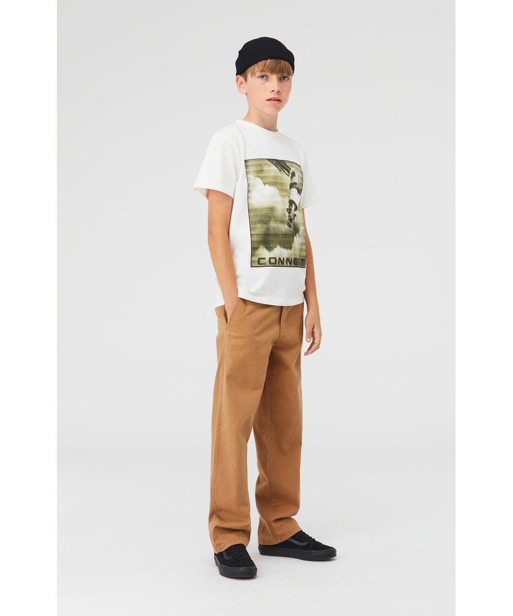 Ace - Sandstone - Sand coloured chino trousers