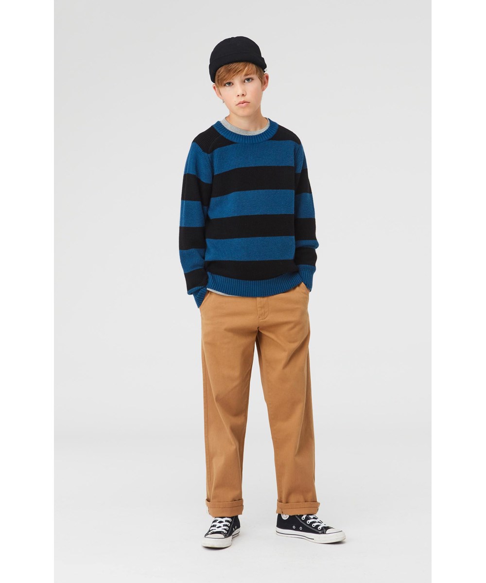 Ace - Sandstone - Sand coloured chino trousers