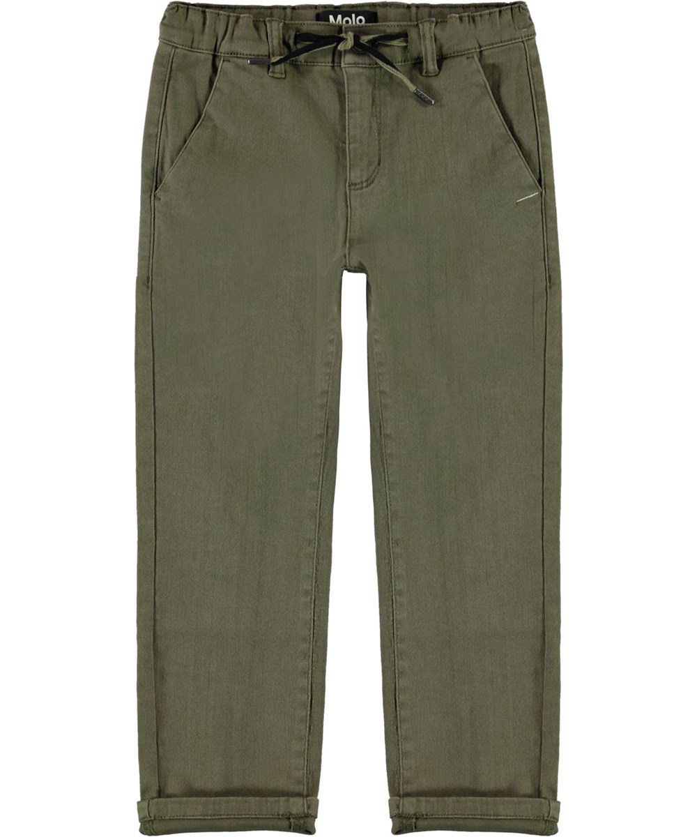 Aesy - Vegetation - Khaki green chino trouser