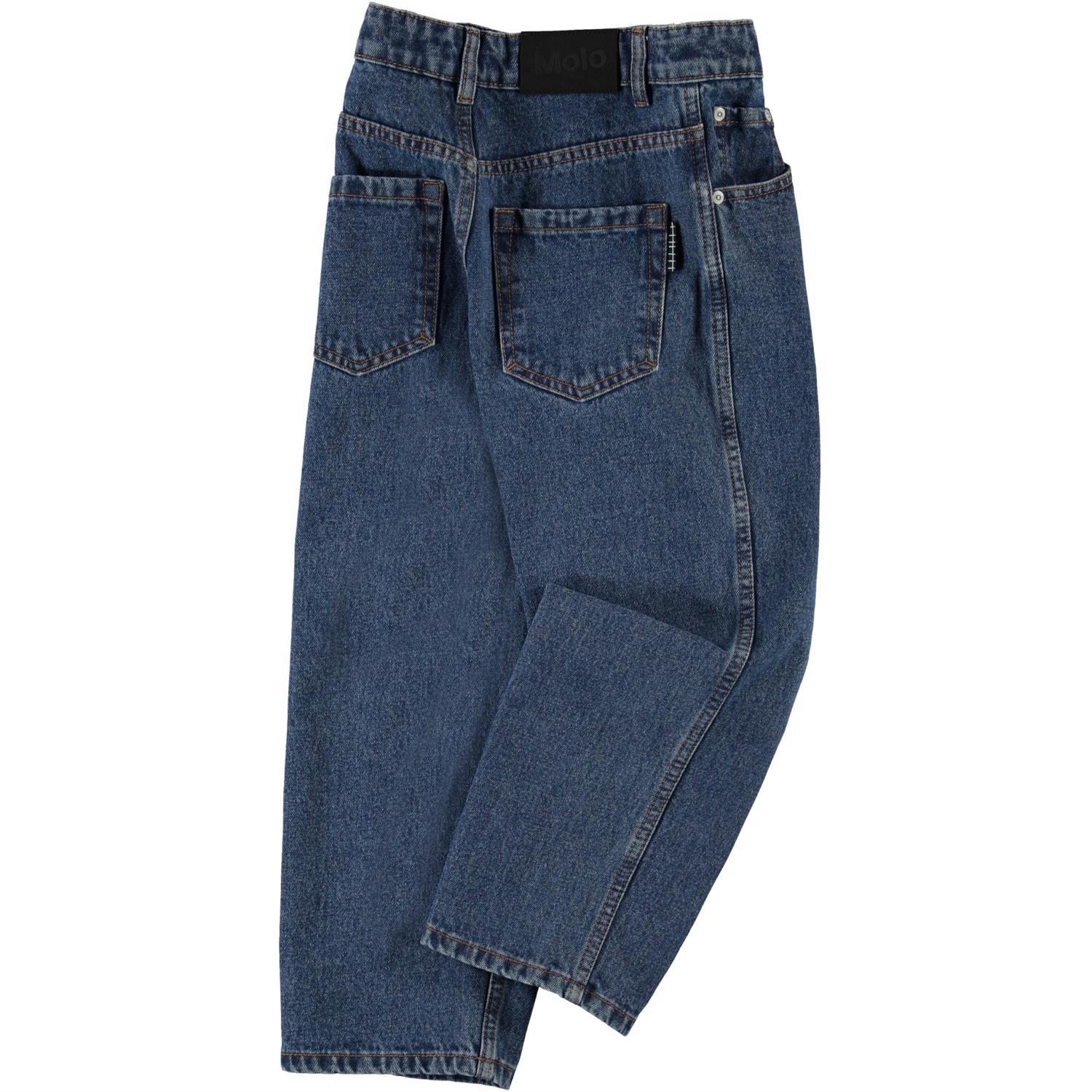 Aiden - Stone Blue - Wide, blue skate jeans - Molo