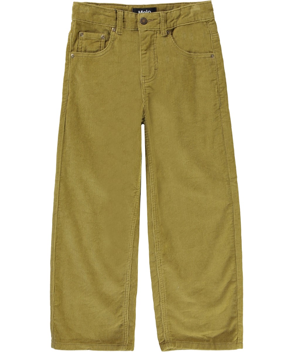 Aiden - Fern - Wide corduroy skater trousers