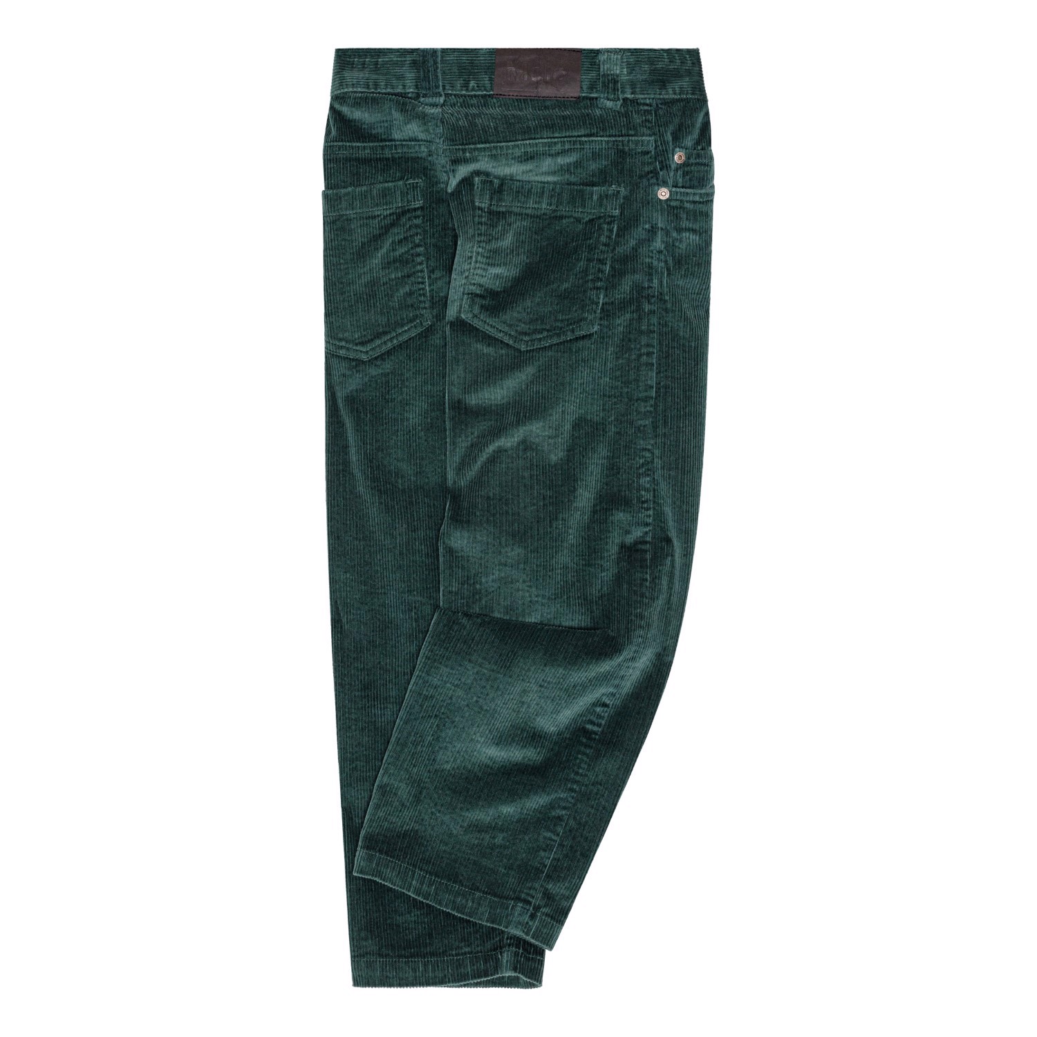 Aiden - Ponderosa Pine - Green trousers in corduroy with