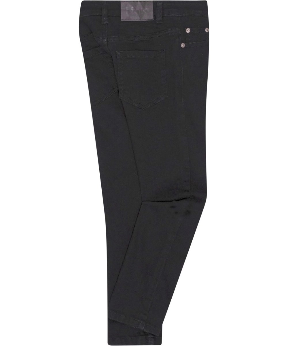 Aksel - Black Denim - Black jeans with stretch