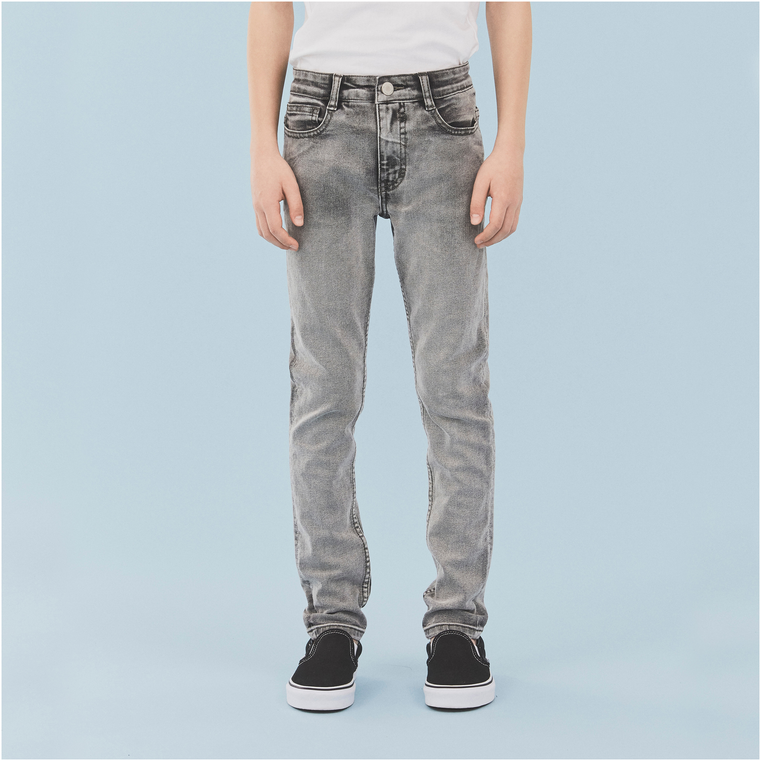 【KOOLOSET】Teen Gray Washed Denim 1s19i102_1164_c.jpg?height=400