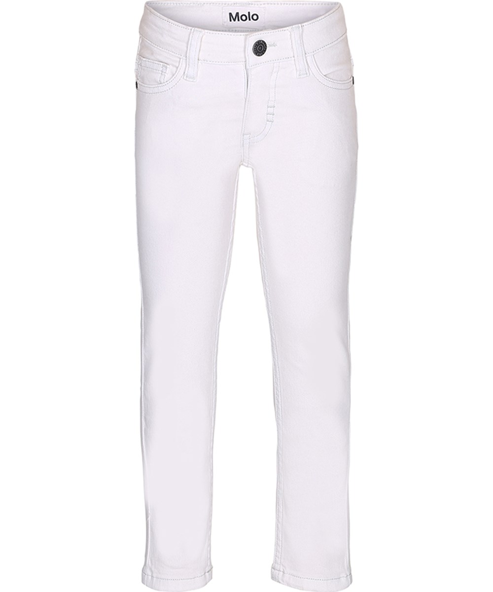 Aksel - White Star - White slim fit denim jeans 
