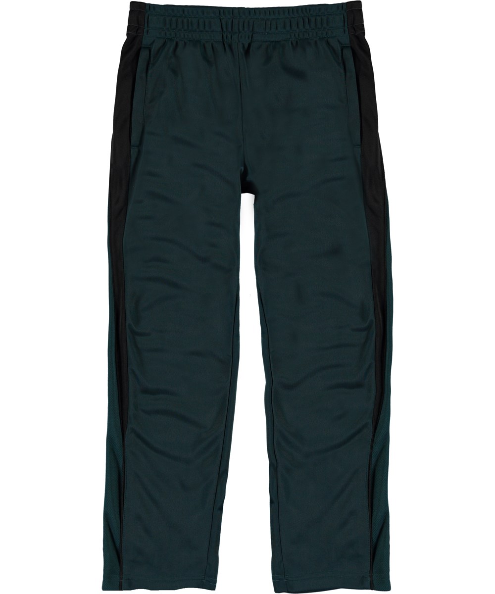 Almo - Night Forest - Dark green track pants with stripes