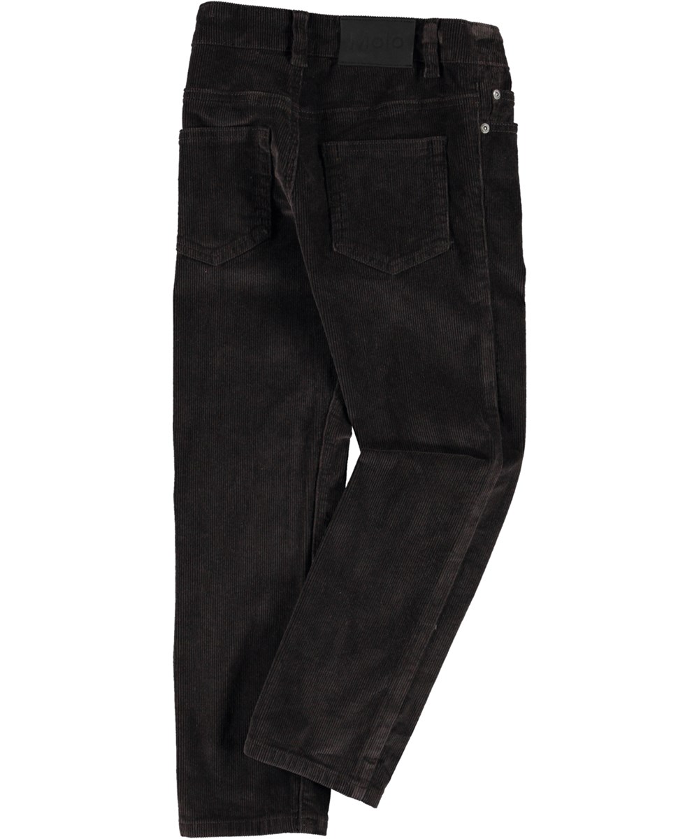 Alon - Deep Oak - Brown corduroy trousers