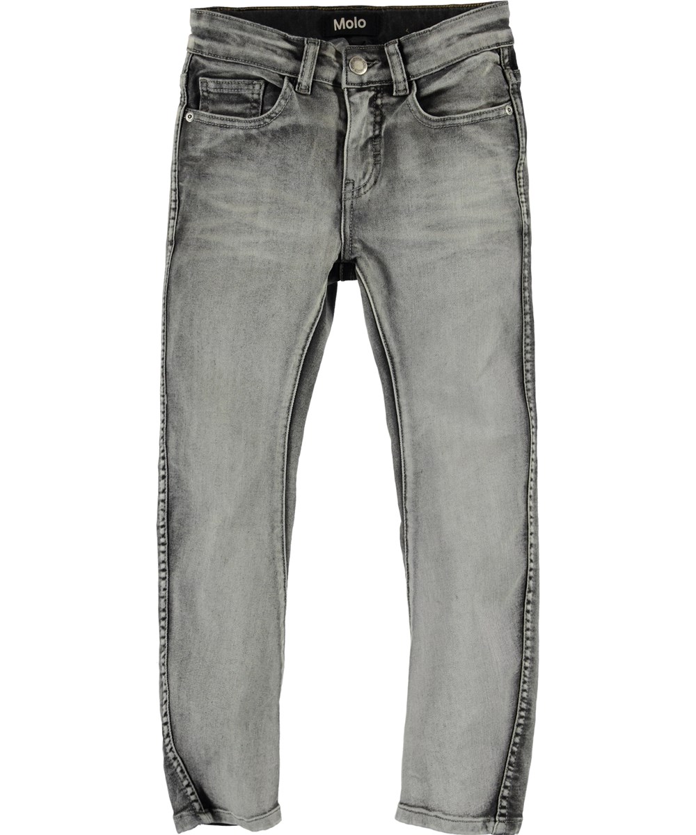 Alonso - Grey Washed Denim - Grey denim jeans