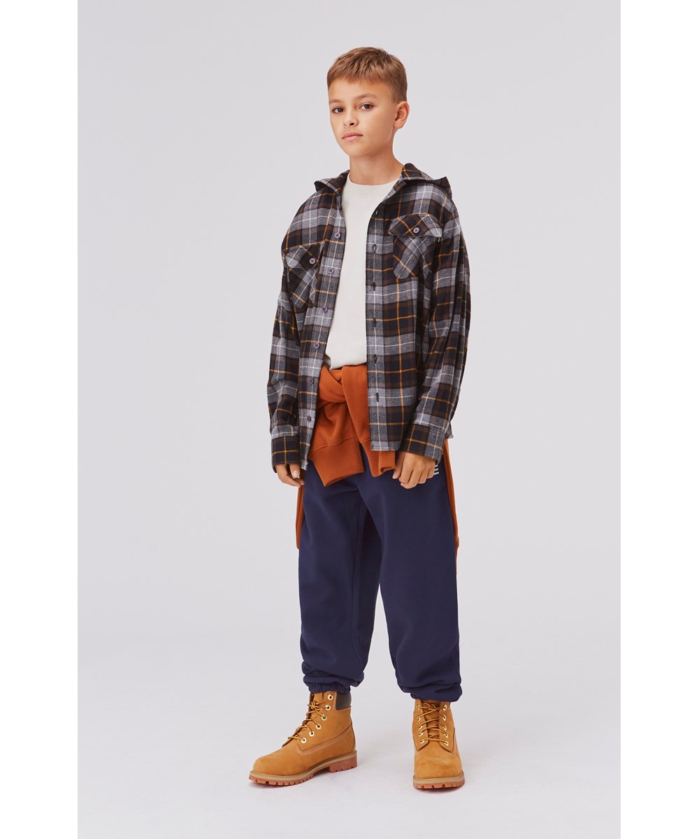 Ams - Sailor - Blue organic sweatpants