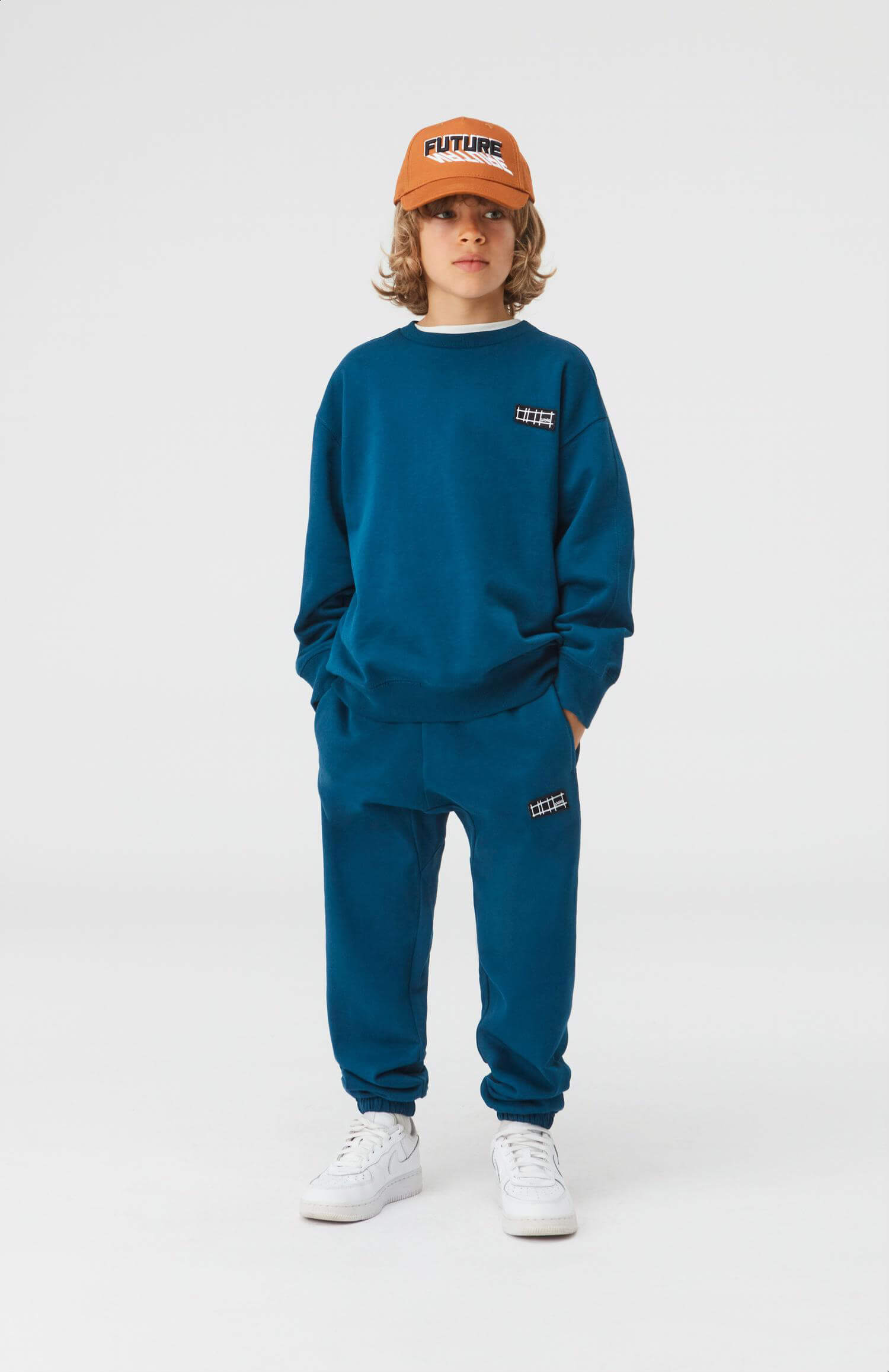 ボトムス organiczoo Azulejos Traveller Pants 1-2y Charcoal Midnight Traveller Pants | Organic Zoo