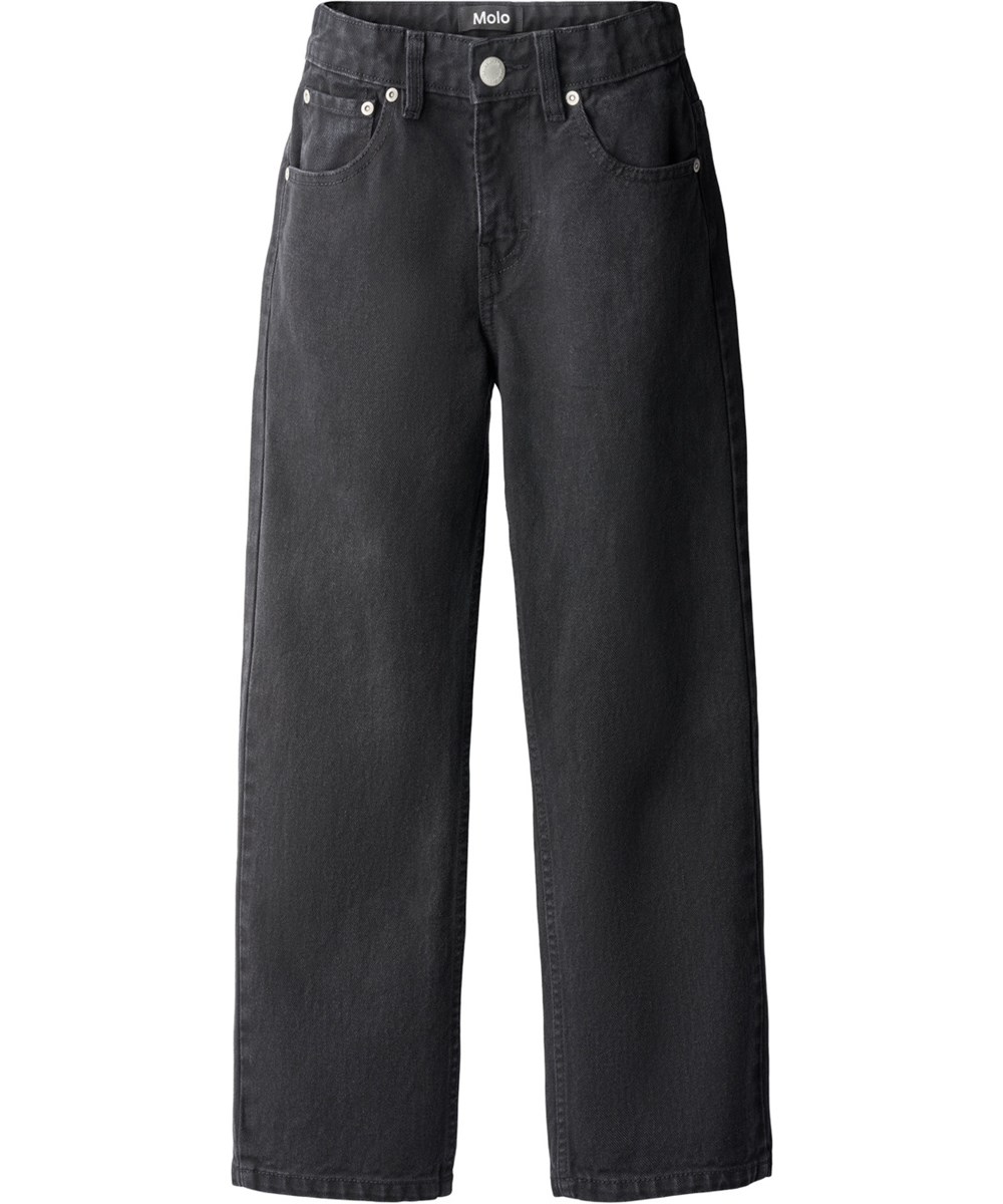 Andy - Washed Black - Denim jeans made from organic cotton