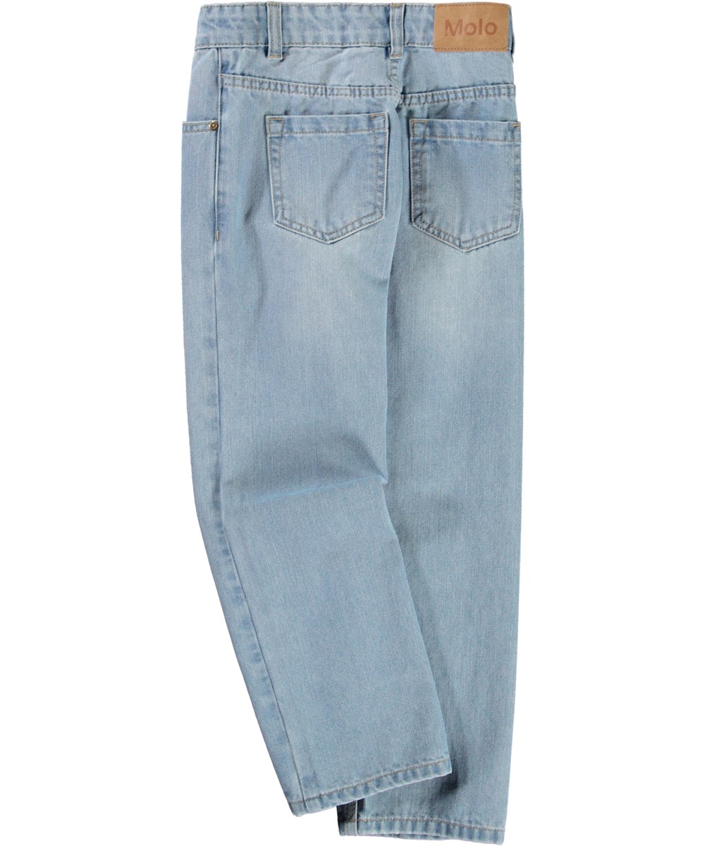 Andy - Lightblue Denim - Light blue jeans with stretch for children.