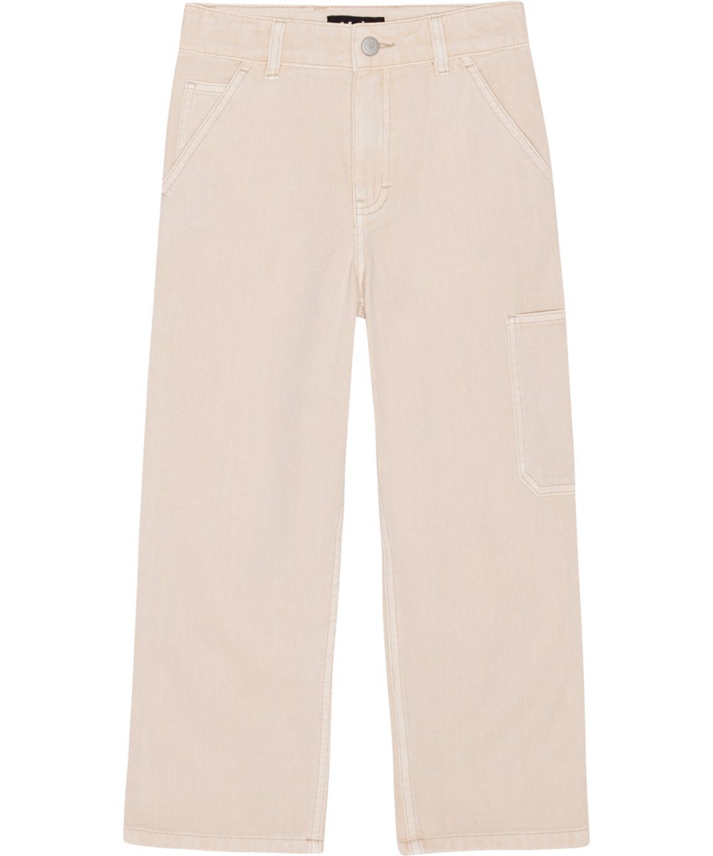 Archer - Naturelle - Sand coloured, workwear trousers