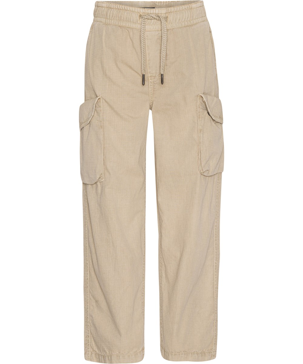 Argo - Rock - Beige cargo trousers with pockets